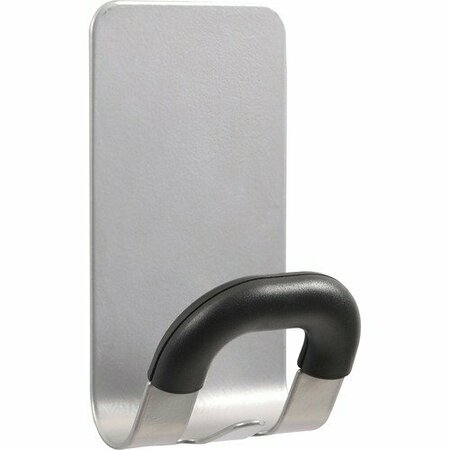 ALBA Coat Hook, Magnetic, f/Metal Surfaces, 2Gray, 24PK ABAPMMAG2MCT